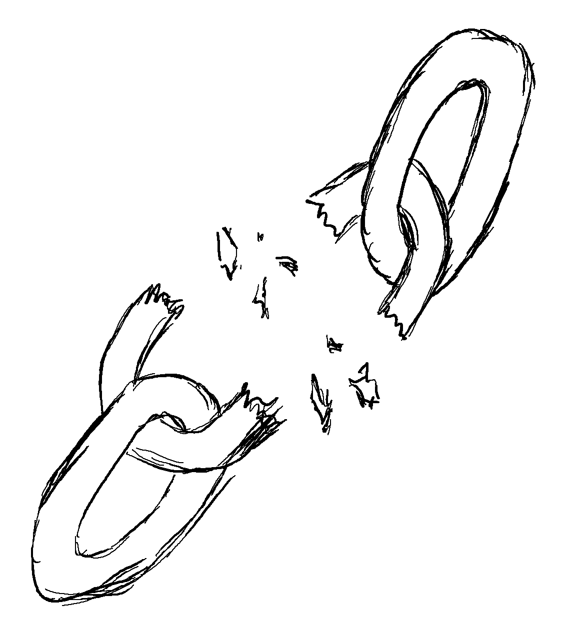 Broken chain
